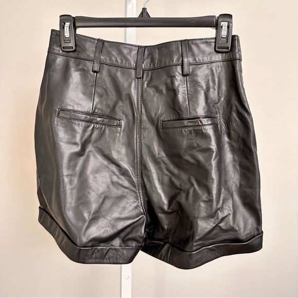 BA&SH 
Ulric Leather Short size 0 - Picture 3 of 5